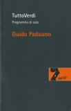 Guido Paduano - TuttoVerdi - Programma di sala.