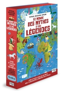 Valentina Facci et Michela Ceron - Le monde des mythes et légendes - Avec 1 puzzle de 200 pièces et 10 silhouettes à emboîter.