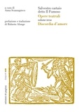 Roberto Alonge et Anna Scannapieco - Opere teatrali. Vol. III (Discordia d’amore). Salvestro cartaio detto il Fumoso.