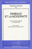 Giovanni Dotoli et Carolina Diglio - Rimbaud et la modernité.