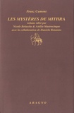 Franz Cumont - Les Mystères de Mithra.