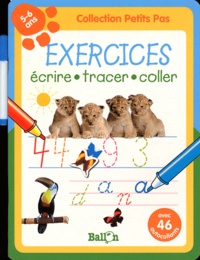  Ballon - Exercices 5-6 ans - Ecrire, tracer, coller.
