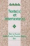 Eric Le Calvez et Marie-Claude Canova-Green - Texte(s) et intertexte(s).