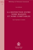 David Nicolas - La Distinction Entre Noms Massifs Et Noms Comptables : Aspects Linguistiques Et Conceptuels.
