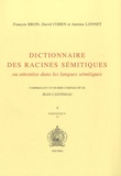 François Bron et David Cohen - Dictionnaire des racines sémitiques ou attestées dans les langues sémitiques - Fascicule 9.