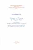 Alain Blanc et Laurent Dubois - Polymétis - Mélanges en l'honneur de Françoise Bader.