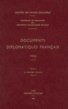 Des affaires étrangères Ministère - Documents diplomatiques français - 1955 – Tome I (1er janvier – 30 juin).