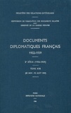 Des affaires étrangères Ministère - Documents diplomatiques français - 1939 – Tome IV (25 juin – 12 août).