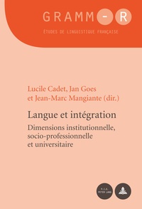 Lucile Cadet - Langue et integration : Dimensions institutionelle, socio-professionnelle.