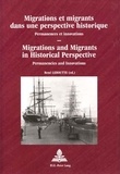 René Leboutte - Migrants et migrations dans une perspective historique. - Francais-Anglais.
