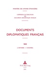  Ministère Affaires Etrangères - Documents diplomatiques français 1939-1944.
