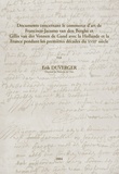 Erik Duverger - Documents concernant le commerce d'art de Francisco-Jacomo van den Berghe et Gillis van der Vennen de Gand avc la Hollande et la France pendant les premières décades du XVIIIe siècle.