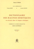 David Cohen - Dictionnaire des racines sémitiques ou attestées dans les langues sémitiques - Fascicule 5, H-HTT.