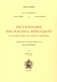 David Cohen - Dictionnaire des racines sémitiques ou attestées dans les langues sémitiques - Fascicule 6, W-WLHP.