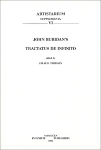 J-M Thijssen - John Buridan's Tractatus de infinito.