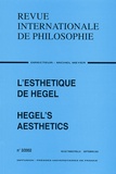  Anonyme - Revue Internationale de Philosophie Volume 56 N° 221 3/2002 : L'esthétique de Hegel/Hegel's Aesthetics.