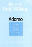  Anonyme - Revue internationale de philosophie N° 227 Janvier 2004 : Adorno.