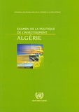  CNUCED - Examen de la politique de l'investissement de l'Algérie.