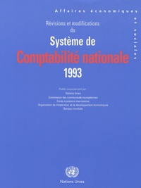 Willem De Vries et Michel Vanden Abeele - Révisions et modifications du système de comptabilité nationale - 1993.