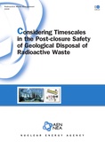  Collectif - Considering Timescales in the Post-closure Safety of Geological Disposal of Radi.