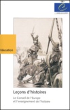  Conseil de l'Europe - Leçons d'histoires - Le Conseil de l'Europe et l'enseignement de l'histoire.