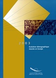  Conseil de l'Europe - Evolution démographique récente en Europe. 1 Cédérom