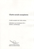  Comite européen droits sociaux - Charte sociale européenne - Addendum aux Conclusions XVI-2 (Irlande, Luxembourg).