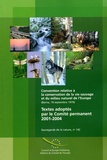  Conseil de l'Europe - Convention relative à la conservation de la vie sauvage et du milieu naturel en Europe.