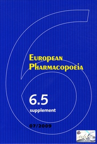  Conseil de l'Europe - European Pharmacopoeia - Supplement 6.5.
