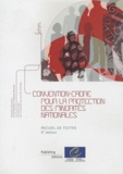  Conseil de l'Europe - Convention-cadre pour la protection des minorités nationales - Recueil de textes.