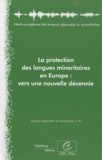  Conseil de l'Europe - La protection des langues minoritaires en Europe : vers une nouvelle décennie.
