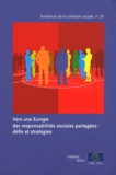  Conseil de l'Europe - Vers une Europe des responsabilités sociales partagées : défis et stratégies.
