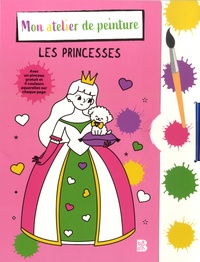 Clémentine Dérodit - Les princesses - Avec un pinceau et 4 couleurs aquarelle sur chaque page.