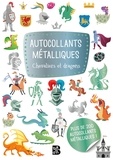  Ballon - Chevaliers et dragons - Plus de 200 autocollants métalliques !.