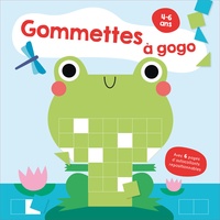  Yoyo éditions - La grenouille. Gommettes à gogo - Avec 6 pages d'autocollants repositionnables.