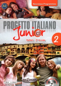 T Martin et A Albano - Italien 2e année Progetto Italiano Junior - Volume 2,"Un concorso" A2. 1 CD audio