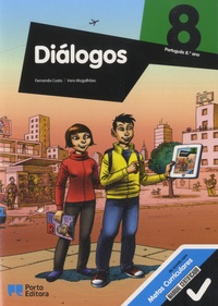 Fernanda Costa et Vera Magalhàes - Dialogos 8, português - Avec Caderno de Apoio ao Aluno.
