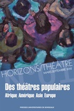 Pierre Katuszewski - Horizons/Théâtre N° 1, Mars-septembre : Des théâtres populaires - Afrique, Amérique, Asie, Europe.