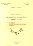 Vassos Karageorghis et Olivier Picard - La nécropole d'Amathonte, tombes 113-367 - Volume 3, The Terracottas ; Statuettes, sarcophages et stèles décorées.