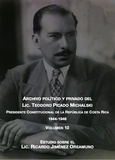  Teodoro Picado - Estudio sobre el Lic. Ricardo Jiménez Oreamuno - Archivo Político y Privado del Lic. Teodoro Picado Michalski, #10.