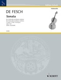 Willem de Fesch - Edition Schott  : Sonata - No. 2 C Major. op. 13. cello and basso continuo..