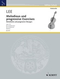 Sebastian Lee - Edition Schott  : Exercices mélodiques et progressifs - op. 131. 2 cellos..