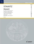 Anton Stamitz - Edition Schott  : Concerto G major - 2 flutes and string orchestra; 2 oboes and 2 horns ad libitum. Réduction pour piano avec parties solistes..