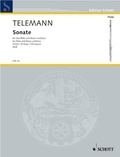 Georg Philipp Telemann - Edition Schott  : Sonata D major - from "Essercizii Musici". TWV 41:D9. flute and basso continuo..