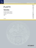 Giovanni benedetto Platti - Edition Schott  : Sonata G major - op. 3/6. flute and basso continuo..