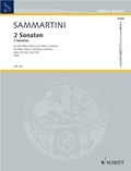 Giovanni battista Sammartini - Edition Schott  : Two Sonatas - G major, A minor. op. 2/4 and 6. flute (oboe) and basso continuo..