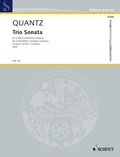 Johann Joachim Quantz - Edition Schott  : Triosonata A major - 2 flutes and basso continuo..