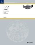 Ernst Toch - Edition Schott  : Spiel - op. 39. wind band. Partition..