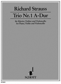 Richard Strauss - Trio No. 1 A major - for piano, violin and cello. o. Op. AV. 37. piano trio. Partition et parties..