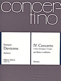François Devienne - Concerto No. 4 G major - flute and orchestra. Partition..
